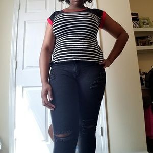 Black and white stripped Shirt